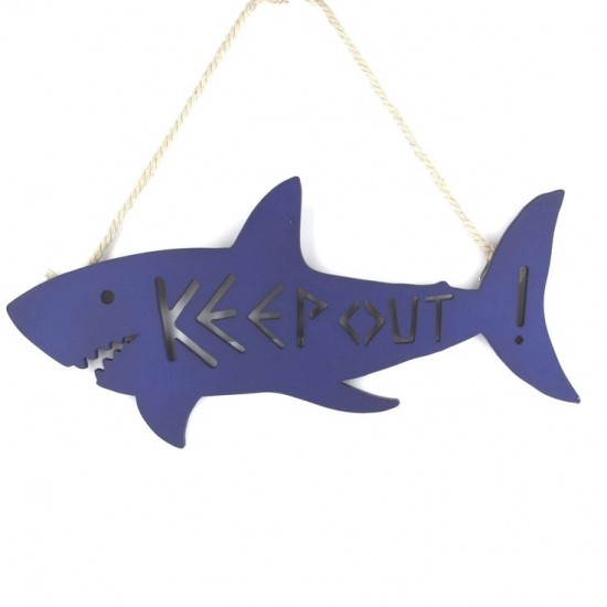 Shop quality Dunelm Keep Out Shark Hanging Plaque, Blue 11cm in Kenya from vituzote.com Shop in-store or online and get countrywide delivery!