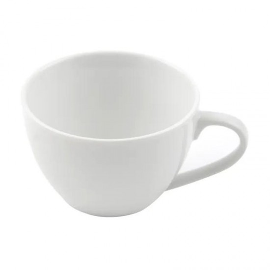 Dunelm Porcelain Glossy Finish Cup, 200ml Purity White