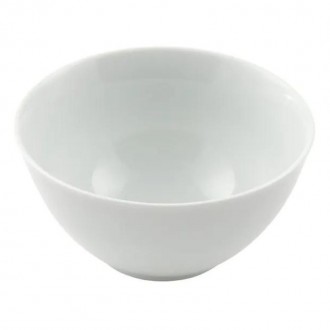 Dunelm Porcelain Rice Bowl, Purity White