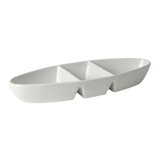 Shop quality Dunelm Oval 3 Dip Platter, Purity White, 35cm in Kenya from vituzote.com Shop in-store or online and get countrywide delivery!