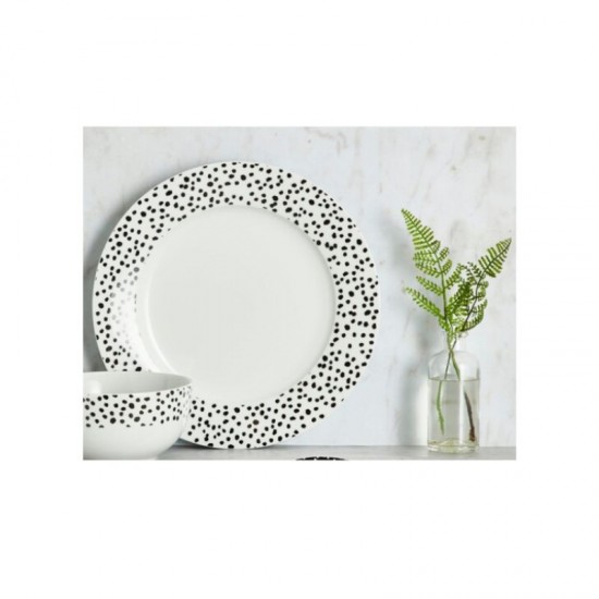 Shop quality Dunelm Polka Dot Porcelain Dinner Plate, Black, 27 cm in Kenya from vituzote.com Shop in-store or online and get countrywide delivery!