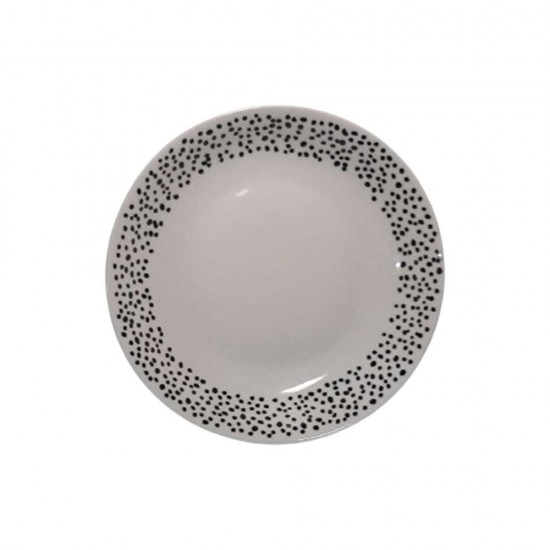 Shop quality Dunelm Porcelain Pasta Bowl -Speckles Black and White- 20.5 cm in Kenya from vituzote.com Shop in-store or online and get countrywide delivery!