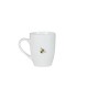 Dunelm Porcelain Bee Mug, White