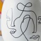 Shop quality Dunelm Abstract Face Ceramic Vase, 15cm in Kenya from vituzote.com Shop in-store or online and get countrywide delivery!