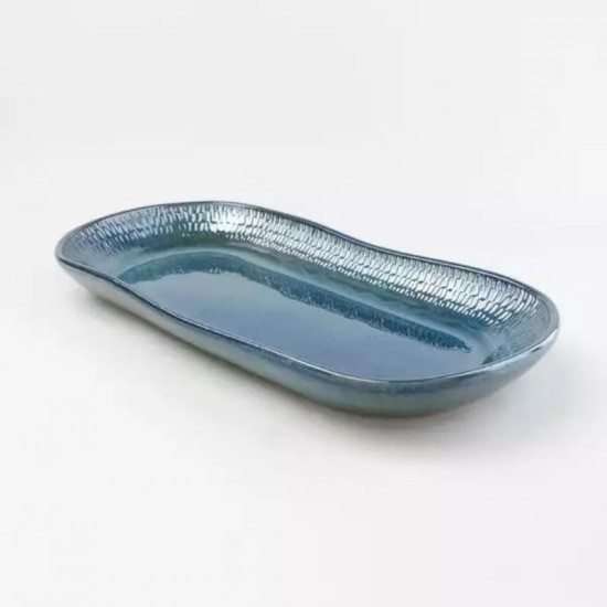 Dunelm Ceramic Zen Trinket Tray, 30cm 