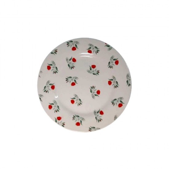 Dunelm Ditsy Poppy Porcelain Side Plate, 7.5 Inches