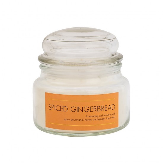 Candlelight Large Wax Filled Glass Jar Spiced GingerBread Scent, 240 grams
