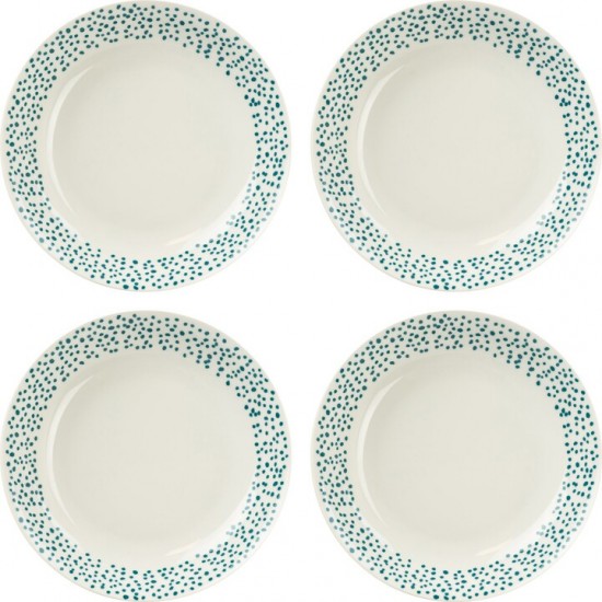 Shop quality Dunelm Polka Dot Set of 4 Pasta Bowls - Teal in Kenya from vituzote.com Shop in-store or online and get countrywide delivery!