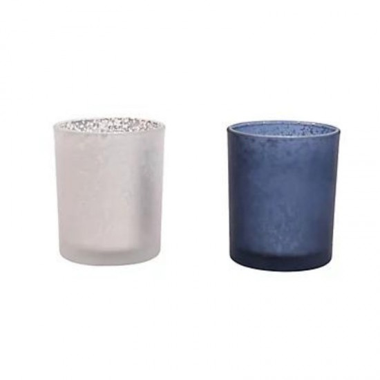 Shop quality Candlelight Set of 2 Tealight Holders Blue/Silver in Kenya from vituzote.com Shop in-store or online and get countrywide delivery!