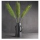 Candlelight Ceramic Conical Vase with Handle, Black, 35cm 