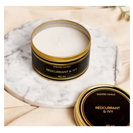 Shop quality Candlelight Black and Gold Simple-5 Redcurrant and Ivy Scent Candle, Small tin in Kenya from vituzote.com Shop in-store or online and get countrywide delivery!