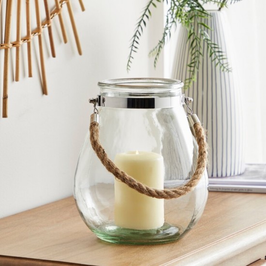 Shop quality Dunelm Glass Candle Lantern with Rope Clear ( Candle not included) in Kenya from vituzote.com Shop in-store or online and get countrywide delivery!