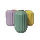 Dunelm Fluted Vase 14 cm-Assorted Colors