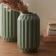 Dunelm Fluted Vase 14 cm-Assorted Colors