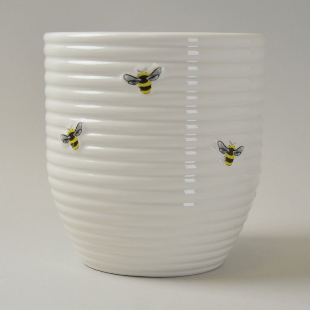 Vases, Pots & Planters Dunelm Small Bee Plant Pot,