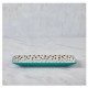 Dunelm Global Teal Platter, 23 cm