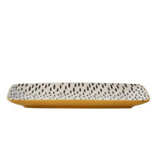 Dunelm Global Ochre Platter, 23 cm