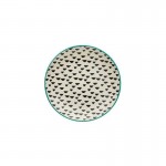 Dunelm Global Teal Stoneware Side Plate, 21.3 cm