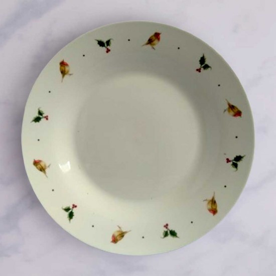 Dunelm Robin and Holly 12 Piece Dinner Set