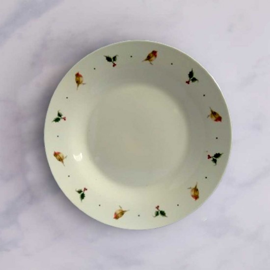 Dunelm Robin and Holly 12 Piece Dinner Set