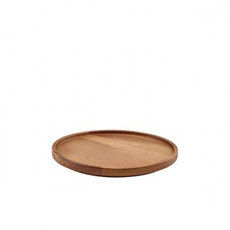 Neville GenWare Acacia Wood Presentation Plate 20.5cm