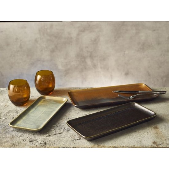 Neville Genware Terra Porcelain Rustic Copper Narrow Rectangular Platter 36 x 16.5cm Shop quality Neville Genware Terra Porcelain Rustic Copper Narrow Rectangular Platter 36 x 16.5cm in Kenya from vituzote.com Shop in-store or online and get countrywide delivery!
