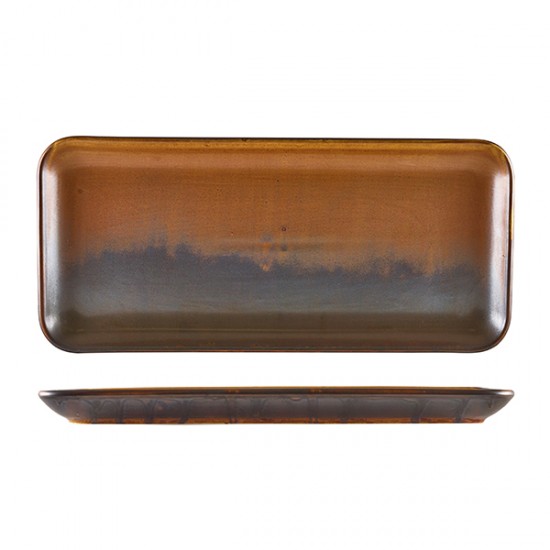 Neville Genware Terra Porcelain Rustic Copper Narrow Rectangular Platter 36 x 16.5cm Shop quality Neville Genware Terra Porcelain Rustic Copper Narrow Rectangular Platter 36 x 16.5cm in Kenya from vituzote.com Shop in-store or online and get countrywide delivery!