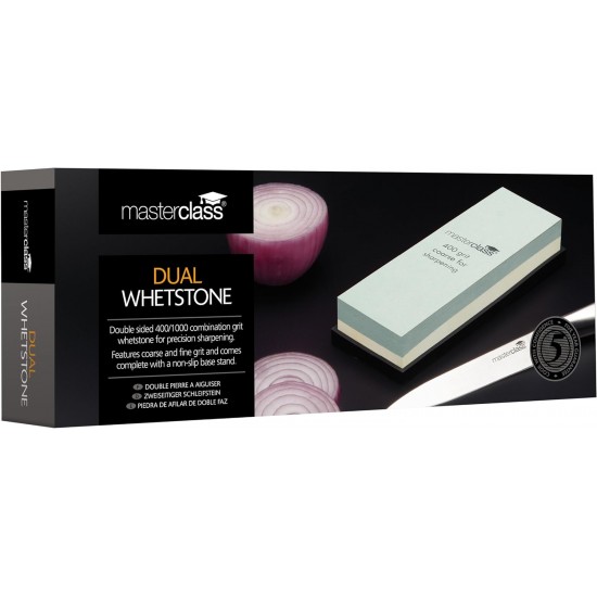 Master Class High Performance Whetstone, 400/1000 Grit Combination - Hones & Sharpens Knives, KCMCWHET Shop quality Master Class High Performance Whetstone, 400/1000 Grit Combination - Hones & Sharpens Knives in Kenya from vituzote.com Shop in-store or online and get countrywide delivery!