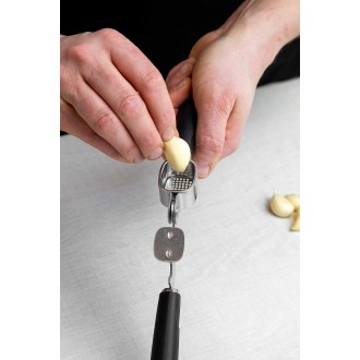 MasterClass Soft Grip Stainless Steel Garlic Press
