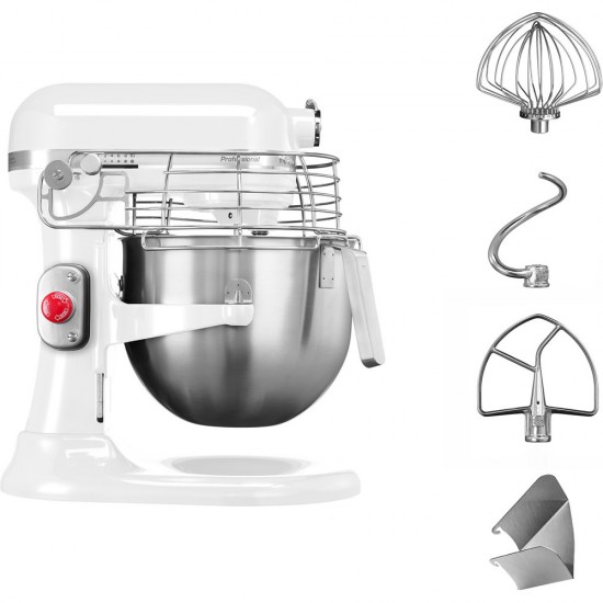 KitchenAid 6.9 Liter Professional Stand Mixer, White