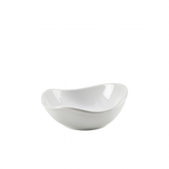 Neville Genware Porcelain Organic Triangular Bowl 15cm/ 6"