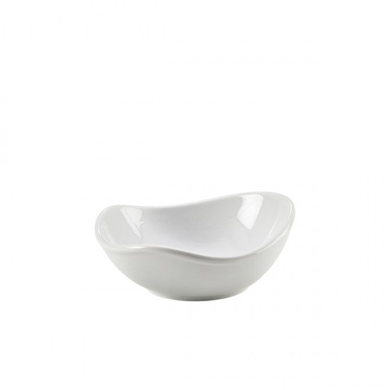 Neville Genware Porcelain Organic Triangular Bowl 15cm/ 6" Neville Genware Porcelain Organic Triangular Bowl 15cm/ 6"