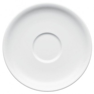 Arthur Krupp Rotondo Porcelain Saucer, White, 14 cm
