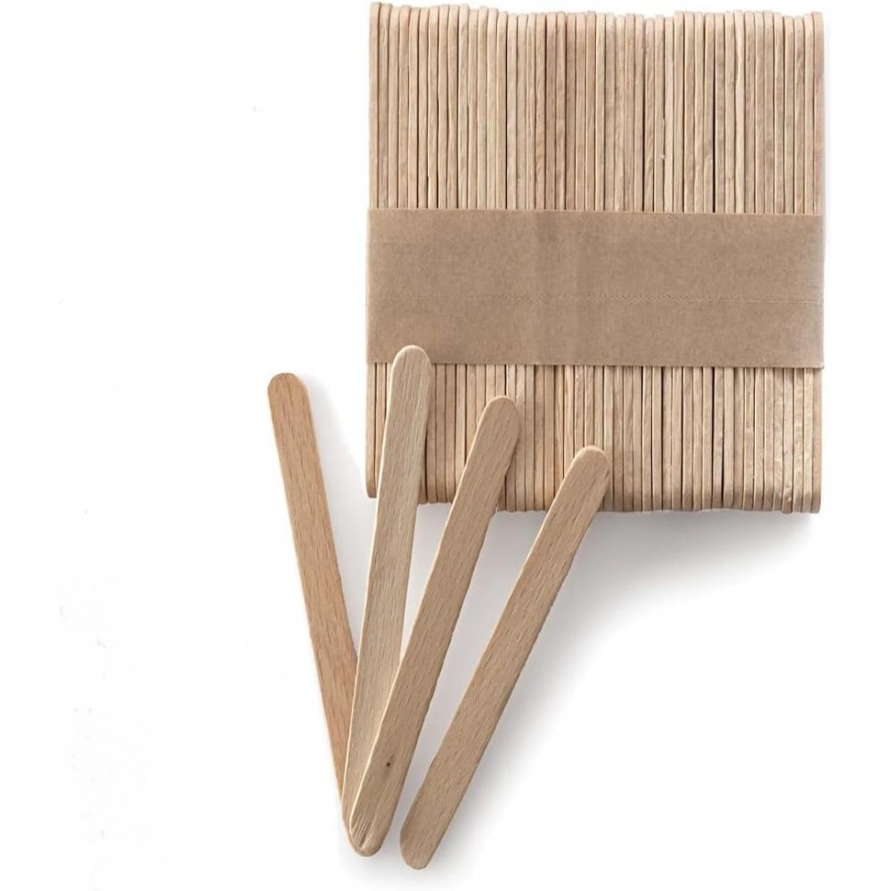 Trimits Lolly Pop - Bastoncini grandi, in legno, naturale, 150 x 18 x 1,6 mm