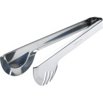 Sunnex Stainless Steel Semi Circular One Sided Slotted Tongs