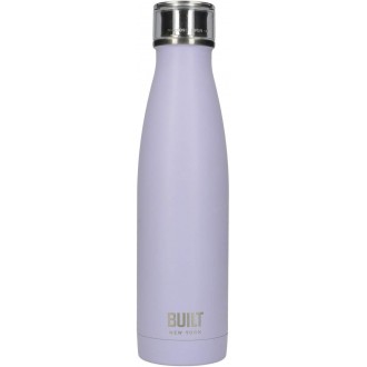 Built Double Walled Stainless Steel Water Bottle Lavender, 500ml 