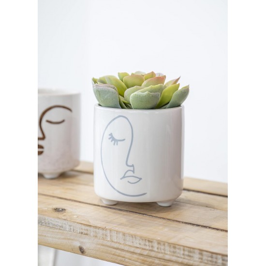 Shop quality KitchenCraft Mini Ceramic Planter with Abstract Face Design in Kenya from vituzote.com Shop in-store or online and get countrywide delivery!
