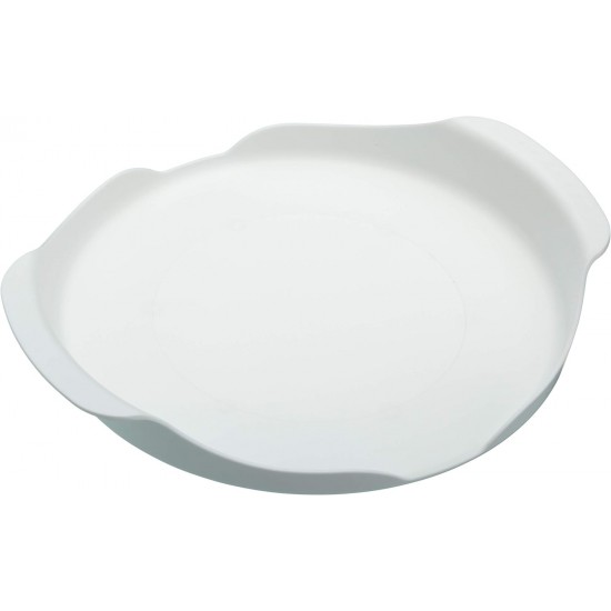 Shop quality KitchenCraft Microwave Carrying Tray with contoured Handles, Non-Slip feet, Ideal for Food containers, Soups, 23 cm (9"), White in Kenya from vituzote.com Shop in-store or online and get countrywide delivery!