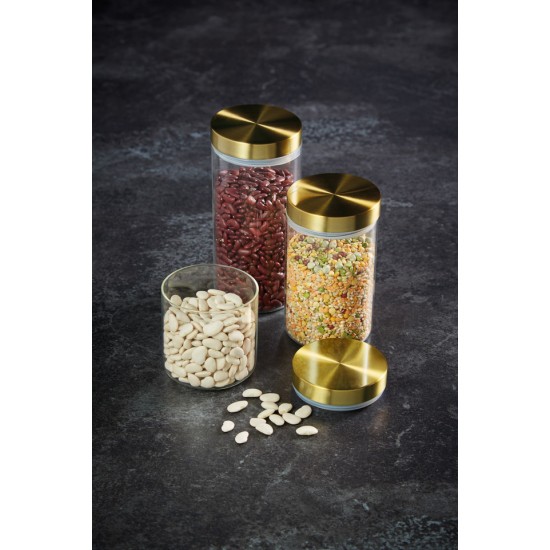 Shop quality MasterClass Airtight Medium Glass Food Storage Jar with Brass Lid,1 Litre (1.75 Pints) in Kenya from vituzote.com Shop in-store or online and get countrywide delivery!