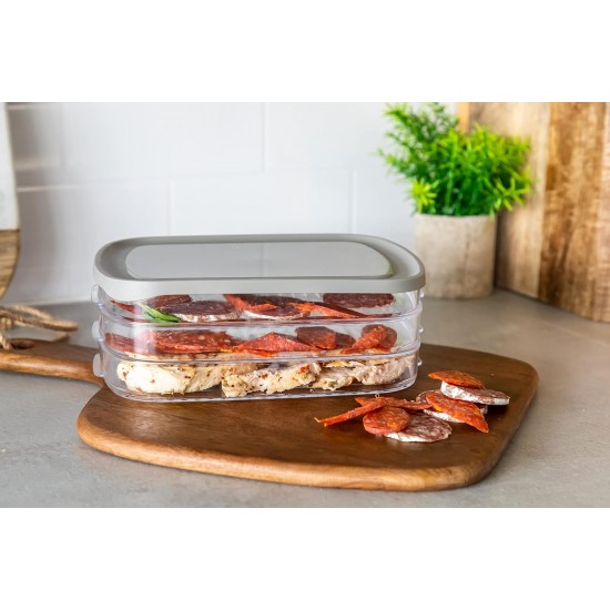 Shop quality MasterClass Deli Food Storage Box with 3 Individual Transparent Compartments in Kenya from vituzote.com Shop in-store or online and get countrywide delivery!