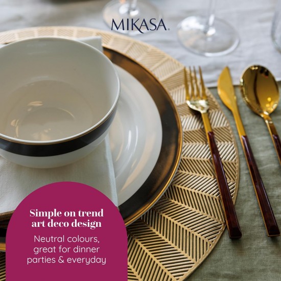 Shop quality Mikasa Luxe Deco 4-Piece Fine China Dinner Plate Set, 27.5cm, Gift Boxed in Kenya from vituzote.com Shop in-store or online and get countrywide delivery!