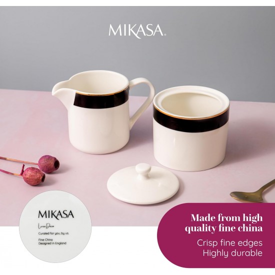 Shop quality Mikasa Luxe Deco Fine China Sugar Pot and Creamer SET, 245ml, White, Gift Boxed in Kenya from vituzote.com Shop in-store or online and get countrywide delivery!