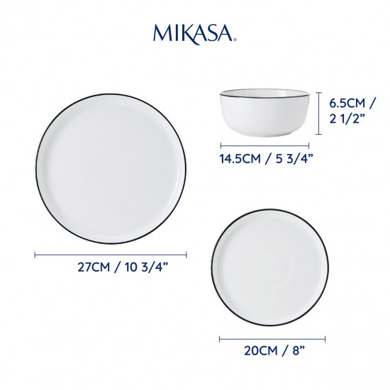 Mikasa Limestone Porcelain 12 Piece Dinner Set, White, MKLIMESTN12PC Shop quality Mikasa Limestone Porcelain 12 Piece Dinner Set, White in Kenya from vituzote.com Shop in-store or online and get countrywide delivery!