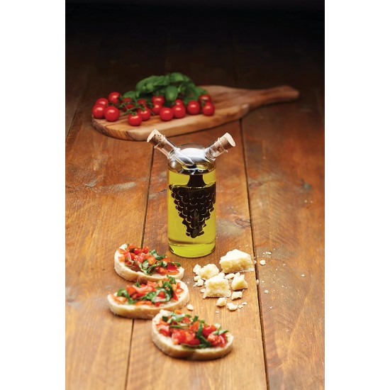 World of Flavours Italian 2 in 1 Oil & Vinegar Cruet Bottle (Outer Bottle 300 ml, Inner Bottle 50 ml), WFITCRUET75 Shop quality World of Flavours Italian 2 in 1 Oil & Vinegar Cruet Bottle (Outer Bottle 300 ml, Inner Bottle 50 ml) in Kenya from vituzote.com Shop in-store or online and get countrywide delivery!