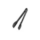 Neville Genware Polycarbonate Salad Tongs, 9" Black 