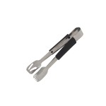 Neville Genware Plastic Handle Buffet Tongs Black, 24cm 