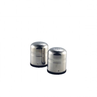 Neville Genware Mini Stainless Steel Salt And Pepper Set