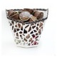 Shop quality Zuri Coffee Pod Holder/Fruit ~Basket, Hand-Stitched Leather Rim-White in Kenya from vituzote.com Shop in-store or online and get countrywide delivery!