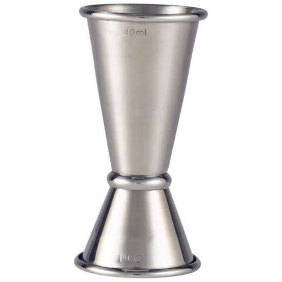 Neville Genware Double-sided Stainless Steel Jigger -20/40 ML