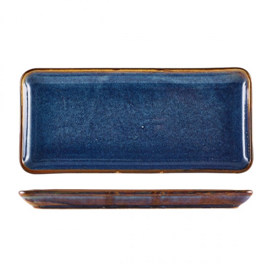 Shop quality Neville Genware Terra Porcelain Aqua Blue Narrow Rectangular Platter, 36 x 16.5cm in Kenya from vituzote.com Shop in-store or online and get countrywide delivery!